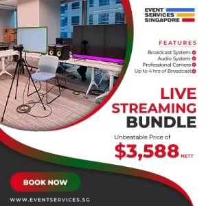 Live Streaming Bundle - Vitual Events - Digital Events - Online Conferencing - Event Services Singapore