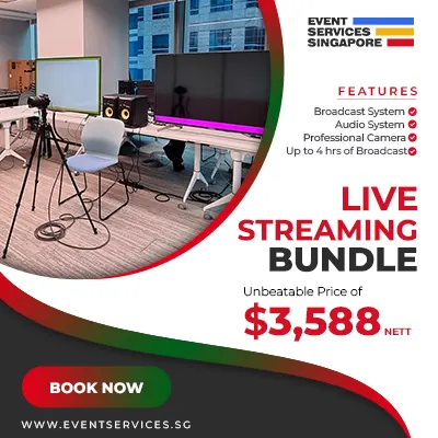 Live Streaming Bundle - Vitual Events - Digital Events - Online Conferencing - Event Services Singapore