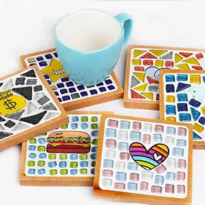Mosaic Coaster Workshop - DIY Workshop - Traditional Arts Workshop - Craft-Workshops - Handicraft - Virtual Workshop - Event Services Singapore