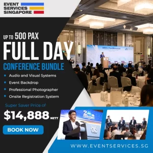 500 pax Full Day Conference Bundle - Event Services Singapore