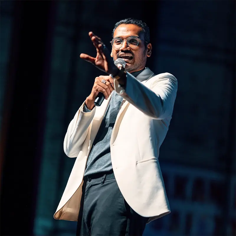 Hindra Bose - Comedian -Performances-Showtimes-Stage-Shows-Unique-Dinner and Dances-Event Services Singapore